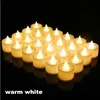 Velas 36pcs LED Warm White LED sem chama Bateria Operada como Luz de ch￡ artificial em movimento para festa de anivers￡rio 220919