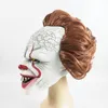 Halloween Horror Props Party Party Mask Mask Mask Clown Ghost 2 Pennywise Masks Cubierta de cabeza de peluca