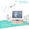 Gold Radio-Frequency Microcristal Microneedle RF Equipamento fracionário Máquina de beleza de removedor de martelo frio Cuidado de pele Micro-agulha