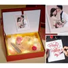 Geschenkpapier, 3D-Verpackungsbox, kreativ, DIY, Valentinstag, Hochzeit, weiß, schwarz, rot, Süßigkeitenbeutel, Paket, Geburtstag