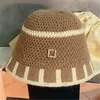 Wool Womens Designers Bucket Hat para homens Feipos de luxo Chapéus de inverno Casual Casual Casual Casquette