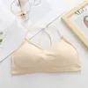 Bustiers Korsetts X-förmige Rücken BH Bra Top Women Crop Color Color Sexy Dessous Sports Fashion Street Unterwäsche XD99