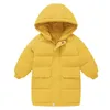 Manteau en duvet hiver filles manteaux pour garçons vestes de haute qualité pour enfants vêtements chauds filles garçons vestes manteaux longs à capuche vêtements d'extérieur pour enfants 220919