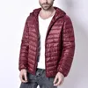 Piumino da uomo Parka da uomo inverno tenere al caldo 90% Piumino bianco piumino Abbigliamento di marca Uomo slim fit Piumino slim casual con cappuccio Taglie forti 6XL 220919