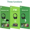 Headset Bingle B616 Wireless Wired FM Multifunction Media Studio Stereo Over Ear Computer PC TV Phone Gaming Music Headphones T220916