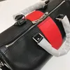 Duffel torba pleciona paski torby męskie torebki bagażowe ramię crossbody torebki oryginalne skórzane kręgle mody listy sprzętowe zdejmowane pasek na ramię