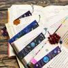 Bokmärke L Space Theme Bookmarks Set Inspirational Citat med Metal Charms som uppmuntrar skolpris för elever Kids Adts YummyShop Amjke