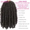Trança sintética sintética preta 12 14 polegadas 1B 4 27 30 BUG Soft Original Borboleta Faux Locs Extensões de cabelo para mulheres 5716367