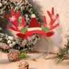 Christmas Decorations L Reindeer Antlers Headband Party Dress Up Hair Hoop With Ears Xmas Accessories Antler Hats For Drop Packing2010 Amwo8