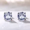 Stud Earrings Fashion Cubic Zirconia Ear Studs Ladies Female Wedding Engagement Christmas Jewelry Gifts