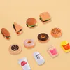 Kitchens Play Food Kids Simulation Kitchen Car Toy Pretend Cooking Pot Hamburger Dog Cookies Interactive House s For Girl 220919