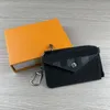 M69431 Carteras Mujer Cuero genuino RECTO VERSO Titular de la tarjeta Diseñador Mini Zippy Organizador Monedero Monedero Bolsa Cinturón Charm Key Po257p