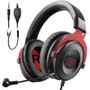 Headset Eksa Gaming Headphones Wired Gamer Headset 3,5 mm över öronhörlurar med brusreducerande mikrofon för PC/Xbox/PS4 One Controller T220916