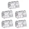 Gift Wrap 5pcs Boxes Useful Durable Professional Plastic Box Foldable Candy Case Wrapping Packing
