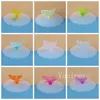 Multi style silicone Drinkware Lid dustproof cup lids butterfly cup cover silica gel sealing cup-cover T9I002088