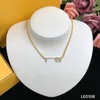 Dames ketting oorbel ontwerper armband luxe sieraden sets mode daimond letter merken voor dames goudketting link hanger box