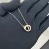 Goldene Halsketten für Damen, trendige, versilberte Ketten, Designer-Charm-Anhänger, Edelstahlschmuck, zierliche Halskette, luxuriöser Modeschmuck, Weihnachtsgeschenk