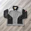 남성용 재킷 새로운 최고 품질 Cavemp C.E 스트라이프 셔츠 재킷 남성 여성 빈티지 Do Old Shirt Cav Emp Shirts 남성용 T220914