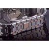 Mechanische Uhren 7750 Klassische Herrenuhr Edelstahl Automatik Silber Roségold Blau Schwarz Royal Sapphire Back Durchsichtig Oaks5