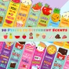 Marque-page L Signets parfumés Scratch And Sniff Fruit Food Theme Sayings Assorted Cute For Students Teens Lovers 10 Styles Drop Mxhome Amcv1