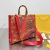 Hochgeklagte Handtasche Einkaufstasche Tasche Umhängetaschen Abnehmbarer Gürtel bestickter Buchstaben hochwertige Reisehandtaschen Innenraumtasche