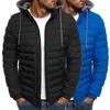 Herren-Daunenparkas, Herren-Winterparkas, Daunenmantel, feste Kapuze, Baumwollmantel, Jacke, abnehmbarer Hut, gepolsterte Strickjacke, Kordelzug, Winter-Streetwear 220919