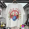 Men's T-Shirts 2022ss Black White World Peace T Shirt Men Women Peace Graphic T-shirts Short Sleeve Tops Summer Cotton Tee T220909