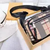 Kopertówki Klasyczny Projektant Vintage Sprawdź TB camera Torba męska Nylon Crossbody Portfel damski Portmonetki retro Marka Skóra Luksusowe paski Znana torebka 48/23