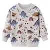 Pull Jumping Meters Garçons Filles Dinosaures Sweatshirts Automne Printemps Vêtements de coton pour enfants Vente Sport Enfants Chemises à capuche 220919