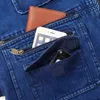 Gilet da uomo di grandi dimensioni con scollo a V Gilet da lavoro classico multi denim Gilet da uomo solido casual con molte tasche Gilet da pesca Giacca senza maniche 220919