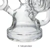 Waxmaid 6,14 pouces de gobelet en verre fum￩ ￠ la pipe de tuyau de tuyaux