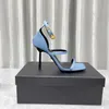 Luxurys Designers Heels Women Dress Shoes Heel Sandals Classic Party Wedding Shoe Patent Leather High heel 9.5cm Comfortable Sandal