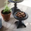 Candle Holders Iron Candlestick Country Craftsmanship Cast Metal Decoration Hogar Moderno Garden And Courtyard Decora Candelabros