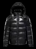 남자 디자이너 재킷 Maya 겨울 따뜻한 바람 방풍 다운 재킷 반짝이는 무광택 소재 S-5xl 크기 커플 모델 새로운 의류