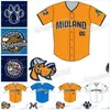 GlnMitness Milb Midland Rockhounds Jersey de beisebol Homens personalizados Mulheres Juves de beisebol juvenil qualquer nome e número Double Stitched