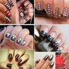 Nail Art Kits 12 Gitter 3D DIY Acryl Glitzer Strass Pailletten Dekor Maniküre Tipps