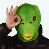 Halloween masque d'animal cosplay extraterrestre tête de poisson masques adultes enfants costume de fête drôle prop effrayant caoutchouc monstre casque masques en gros
