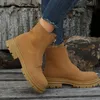 2024 nouvelles bottes pour femmes bottes d'hiver plus velours femme chaussure mode femme respirant peau de vache fermeture éclair avant botte noire légère