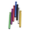 Smoking Pipe Wholesale Mini Protable Colorful Aluminum Spring Metal tobacco hand Pipes with Display