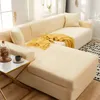 Camas de cadeira Velvet L Shaped Need 2pcs Sofá para sala de estar Elastic Móveis Couch Slipcover Chaise Longrue Corner Stretch 220919