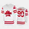 Connor McDavid Canada Team 2022 invernale OLYM Hockey Jersey Sidney Crosby Mitch Marner Jonathan Huberdeau Nathan MacKinnon Ryan O'Reilly Patrice Bergeron Cale Makar