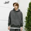 Men's Hoodies Sweatshirts INFLATION Winter Mens Thick Fleece Unisex Hip Hop Plain Classics Velvet Fabrics 167W17 220919