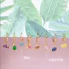 Hoop Earrings Summer Creative Lovely Girls Women Colorful Zircon Ancient Dinosaur For Jewlery Wholesale WB-10