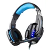 Cuffie Cuffie da gioco cablate Gamer PC 3.5mm Cuffie PS4 Surround Sound HD Microfono Gaming Overear Laptop Tablet Gamer T220916