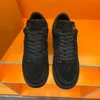 Shoes Designer Top Edition Handgjorda 2022SS Luden Ni Threewa Black Men's Suede Women's Casual Sneakers