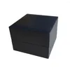 Uhrenboxen 4 teile/los Großhandel Schwarz Schmuck PlasticLint Geschenketui Oem May Custom Logo Box Promotion Verpackung China