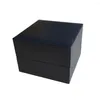 Watch Boxes 4pcs/lot Wholesale Black Jewelry Plastic&Lint Gift Case Oem May Custom Logo Box Promotion Packaging China