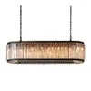 Kroonluchters moderne vintage kristal kroonluchter verlichting hanger hangende lichtlamp voor huisvilla decor door polaris