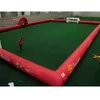 Riesiger aufblasbarer Fußballplatz-Fußball-Blasen-Stoßball-Feld-Stoff für kommerzielle Outdoor-Schul- und Vereinssportspiele