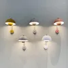 ウォールランプノルディックインテリアランプモダンリビングルームのためのクリエイティブベッドサイドとスイッチベッドルーム通路の家の装飾ライト